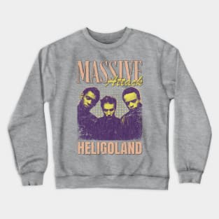 Massive Attack Vintage 1988 // Heligoland Original Fan Design Artwork Crewneck Sweatshirt